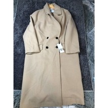 ZARA OVERSIZED COAT TAUPE BROWN Size Small New With Tags Sold Out Online - $91.50