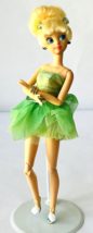 Altered Disney Tinkerbell Doll Extra Jewelry PomPoms on Shoes Painted Un... - $29.02