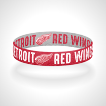 Reversible Detroit Red Wings Bracelet Wristband Hockeytown Bracelet Wristband - £9.44 GBP