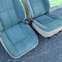 Jeep Wrangler TJ Front Seats L&R SAHARA GREEN, CAMEL *LOCAL PICK UP - NO SHIP* image 5