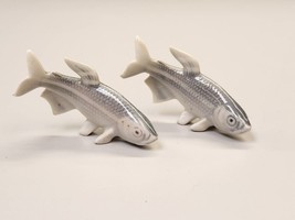 Set Of Two Vintage Metzler &amp; Ortloff Miniature Fish Figurines Made In Germany - £52.32 GBP