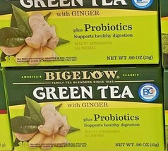 2 PACK BIGELOW MATCHA GREEN WITH GINGER  (18 BAGS EACH) - $23.76
