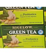 2 PACK BIGELOW MATCHA GREEN WITH GINGER  (18 BAGS EACH) - £18.77 GBP