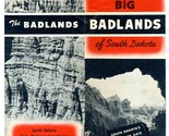 The Big Badlands of South Dakota Brochure &amp; 1950 Tourist Accommodations ... - $21.75