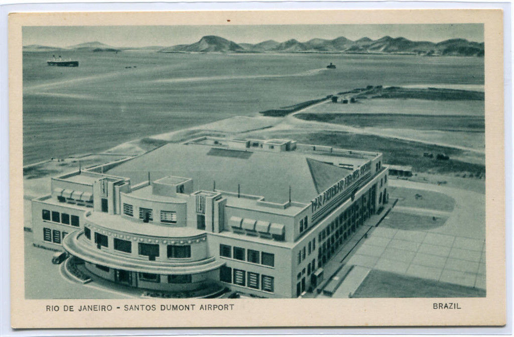 Santos Dumont Airport Rio de Janeiro Brazil postcard - £5.12 GBP