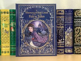 A Treasury of Best Loved Fairy Tales - illustrated - leatherbound, sealed - £53.78 GBP
