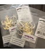 24 Ship ANCHOR BRADS Silver And Gold For Scrapbooking Craft Wedding Invi... - $9.89