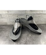 FitFlop Sandal Women 8M Lulu Superglitz Platform Shoes Silver Gray Glitt... - $27.55 CAD