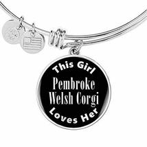 Pembroke Welsh Corgi v2s - Bangle Bracelet Lover Owner Mom Gifts - £31.35 GBP