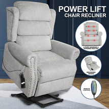 Full Auto Electric Power Lift Massage Heat Recliner Chair Sofa Vibration... - £514.77 GBP