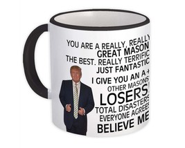 MASON Funny Trump : Gift Mug Great MASON Birthday Christmas Jobs - £12.70 GBP