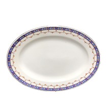 LIMOGES UC FRANCE 8”x11” Serving Platter GOLD TRIM UNC30 - Excellent Con... - £6.99 GBP