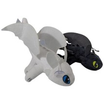 How Train Your Dragon Luna White Dragon Plush Toothless Hidden World Light Fury - £35.57 GBP