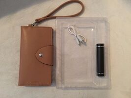 Lodis Leather Smartphone Wristlet /Wallet with universal charging stick ... - $1,066.11 MXN
