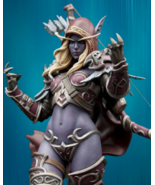 Sylvana(World_of_War-craft_Fan Art)/Sculpture unpainted or fully painted - $256.41+