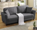 Modern 81.5&quot; Sofas Living Room, Fabric Comfy Deep Seat Couch With Metal ... - £753.71 GBP