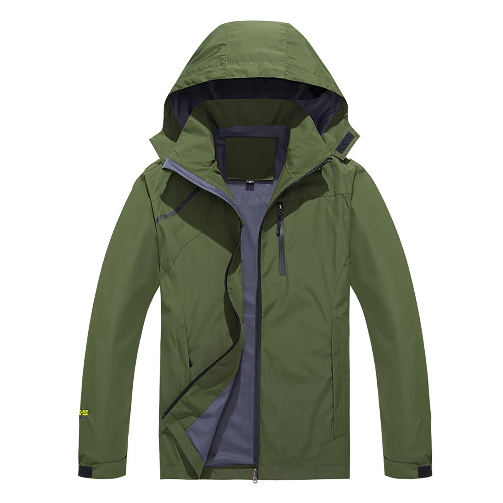 Men Camping Jacket Plus Size Thin Jacket Women Windbreaker Jackets Hooded Rain C - £91.69 GBP