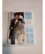 Sewing Step By Step Pattern Blazer and Vest New Misses Sizes 4-22  No Card - £3.86 GBP