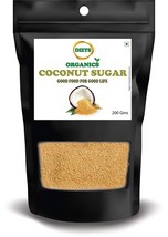 ORGANICS Coconut Sugar from Coconut Nectar - 200gms , FREE SHIPPING - £18.98 GBP