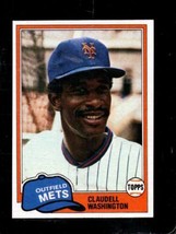 1981 Topps #151 Claudell Washington Nmmt Mets *X89493 - £0.95 GBP