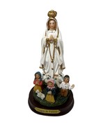 Our Lady of Fatima 6” Statue w/ Children – Virgin Figurine Gift Decor Base - $30.68