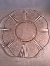Pink American Sweetheart 12 Inch Salver Depression Glass Mint - £23.97 GBP