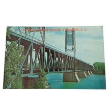 Bridge Over Missouri River Yankton South Dakota To Nebraska Vintage  - £2.33 GBP
