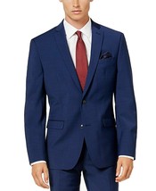 Bar III Men&#39;s Slim-Fit Active Stretch Wool Blend Suit Jacket Blue-48R - £53.53 GBP