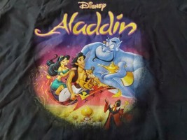 Disney Aladdin Flying High Magic Carpet Womens Graphic T-Shirt SIze Large - £13.05 GBP