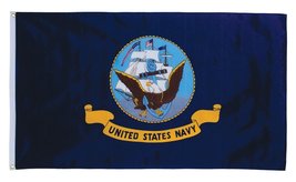 3 X 5 Us Navy Anchor Ship Emblem 3X5 Ft Dye Nylon Flag House Banner - £9.63 GBP