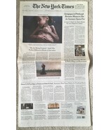 The New York Times Front Section  October 28 2018 - Yemen, Synagogue Sho... - £5.49 GBP