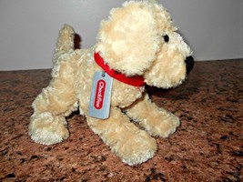 Douglas Cuddle Dog Scout Puppy Check Free Checkfree 8 in L Stuffed Anima... - $11.88