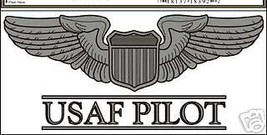 USAF AIR FORCE PILOT CAR DECAL MILITARY - £11.19 GBP