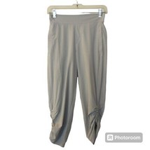 Women&#39;s Calia by Carrie Underwood Light Grey Ruched Leg Pants Size XS - £14.02 GBP