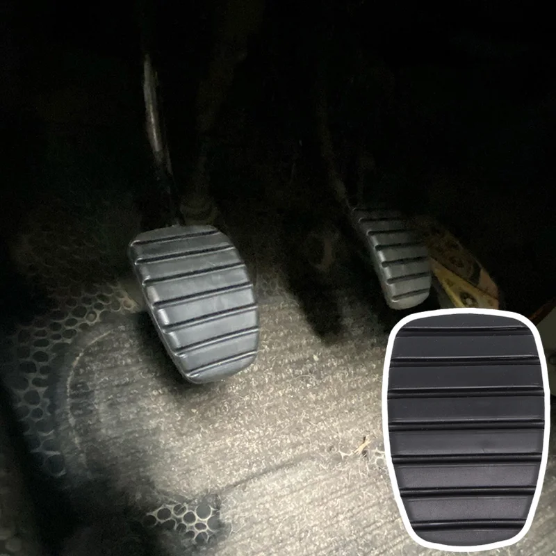 Car rubber brake clutch foot pedal pad covers for renault captur clio 3 espace 4 laguna thumb200