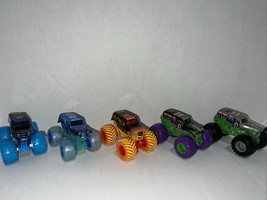 Monster Jam Grave Digger Trucks 1:64 Scale Lot of 5 Hot Wheels Son UVA D... - $70.11