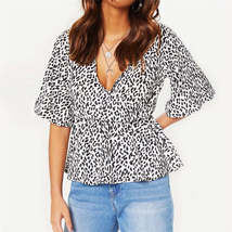 Chiffon Blouses Sexy Deep V neck Short - £5.51 GBP+