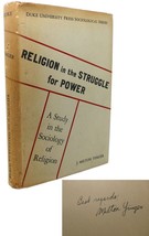 J. Milton Yinger Religion In The Struggle For Power : Signed 1st 1st Edition 1s - £59.47 GBP