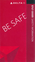 DELTA AIR LINES | B767-300ER | 2009 | Safety Card - $2.50