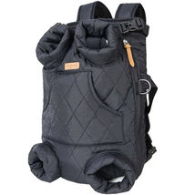 Anywags Pet Carrier Black Cozy Backpack for Winter with Hoodie and Pocke... - $90.90