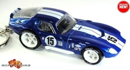  Rare Keychain Blue 1964~65~66 Shelby Cobra Daytona Custom Ltd Great Gift - £39.94 GBP