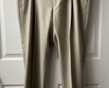 Lauren Ralph Lauren Cuffed Dress Pleated Dress Pants Mens 38 by 29 Tan C... - $29.58
