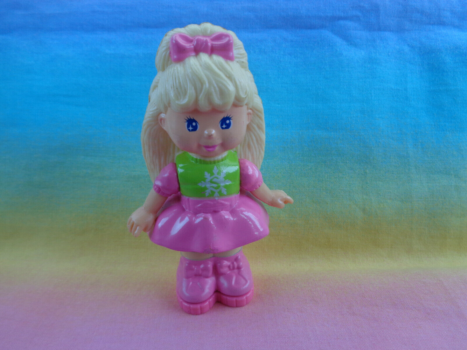 Primary image for Vintage 1993 McDonald's Sally Secrets Blonde Hair Paper Punch Doll