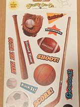 American Greetings Sports Stickers 4 Sheets 66 Stickers *NEW/SEALED* p1 - £4.69 GBP