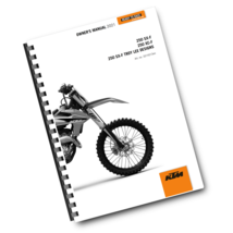 KTM 2021 - 250 XC-F SX-F TROY LEE DESIGNS  - OWNERS MANUAL USER GUIDE - $24.88