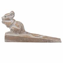 Hand Carved Doorstop - Dormouse - £9.95 GBP