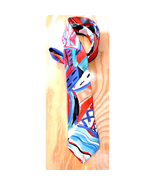 Vintage Pierre Cardin Slim Men&#39;s Tie Watercolor Design 100% Dacron Polye... - $24.38 CAD