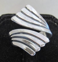 Bell Trading Post Sterling Silver Wrap Ring Sz 7.25 Women Comfy Finger Band 5.9g - £15.63 GBP