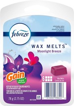 Febreze Wax Melts with Gain, Moonlight Breeze, 6 count, (8 Pack) - £43.95 GBP