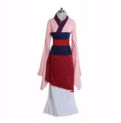Movie Hua Mulan Dress Blue /red Dress  Dress girl/women kids adult Cosplay Costu - £117.90 GBP